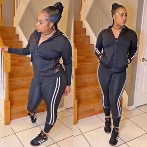 Comfy Sexy Cool - Women’s Active Tracksuit Blk